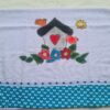 pano de prato de casinha com viés